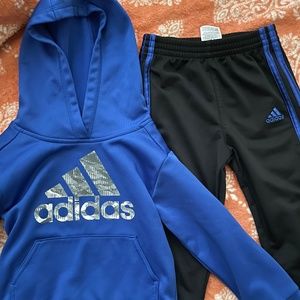 Adidas Toddler Boy Pants and Hoodie